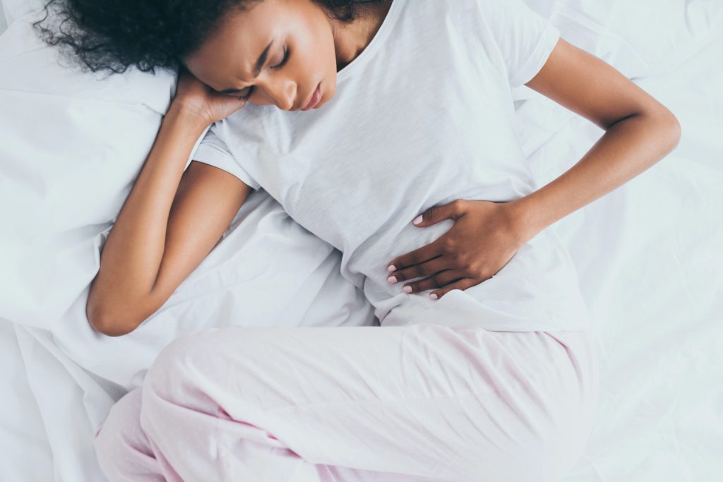 Woman With Endometriosis Pain