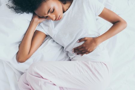 Woman With Endometriosis Pain