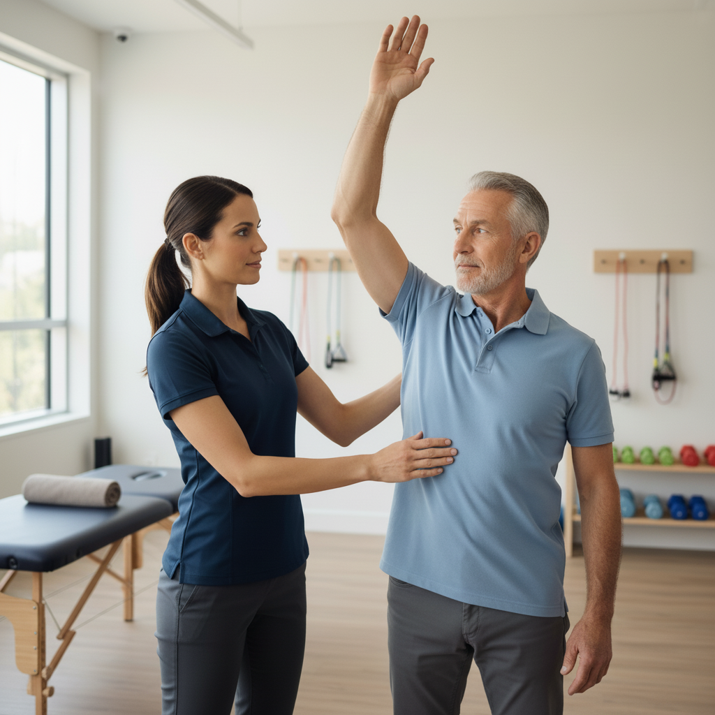  Pelvic floor physical therapy assessment at ITR Physical Therapy in Bethesda showing professional therapist conducting comprehensive evaluation